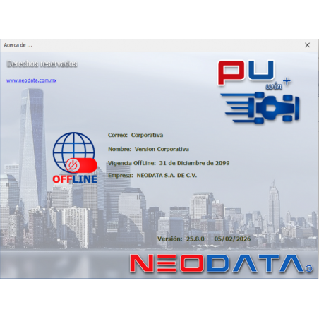 Neodata PU Win+ 2026 25.8.0
