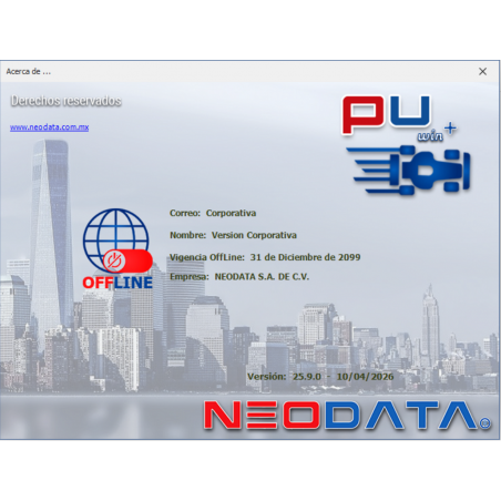 Neodata PU Win+ 2026 25.9.0