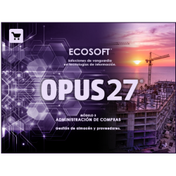 OPUS 27 Administración de Compras